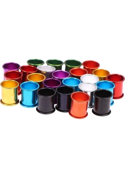Gümüş Tarzı Renkli Geon Ayak Halkası Iç Çap 8mm Uzunluk Alüminyum Ayak Künyesi (Yurt Dışından) fırsatları