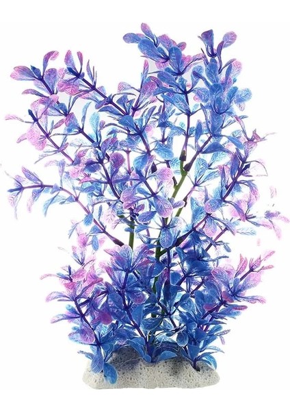 Mor ve Mavi Tarzı S Beden Yeni- Yapay Plastik Su Tesisi Mor-Mavi Akvaryum Dekoru (Yurt Dışından) fiyatları