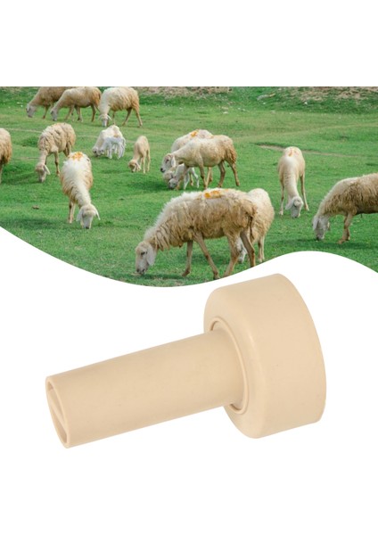 9,5x5,9 cm Stili Gıda Sınıfı Kauçuk Hayvancılık Nipel Suluk Emzirme Için Süt Nipel Sığır Koyun Buzağı Kuzu Keçi Midilli Hayvancılık Besleme Nipelleri (Yurt Dışından)