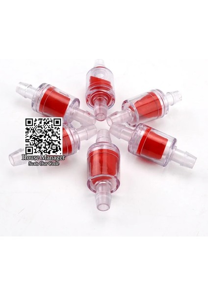 2 Adet Kırmızı DIA10MM Stili Resim Olarak Redblackbluewhite Dia mm Plastik Tek Yönlü Geri Dönüşsüz Su Inline Sıvılar Akvaryum Hava Pompası Aksesuarları Için Çek Valf (Yurt Dışından) fırsatları