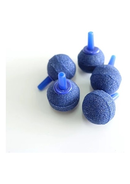 Mavi 5 Adet Tarzı Hava Kabarcığı Taşı Et Akvaryum Gölet Silindir Kabarcık Hava Taş Balık Tankı Havalandırma Havalandırıcı Difüzör (Yurt Dışından)