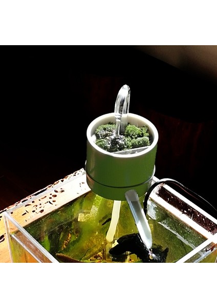 F Stili Abs Akvaryum Filtre Kutusu Bambu Tüp Tipi Su Akış Cihazı Küçük Üstten Monte Harici 3'ü 1 Arada Balık Tankı Filtresi Su Arıtma (Yurt Dışından) fırsatları