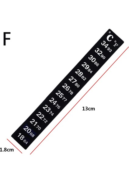 F Stili Akvaryum Termometresi Balık Tankı Dalgıç Cam Termometre Aksesuarları Su Sıcaklığı Ölçme Su Geçirmez Vantuz (Yurt Dışından)