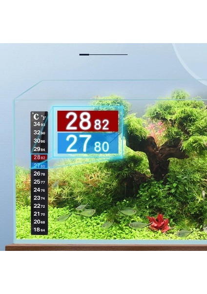 F Stili Akvaryum Termometresi Balık Tankı Dalgıç Cam Termometre Aksesuarları Su Sıcaklığı Ölçme Su Geçirmez Vantuz (Yurt Dışından) indirimleri