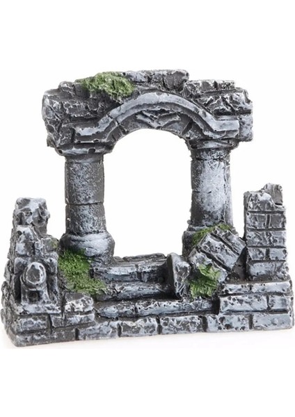 Stil 1 Stil Retro Akvaryum Balıkları Tankı Kare Roma Taş Sütunları Reçine Manuel Taş Peyzaj Dekorasyonu Akvaryum Balıkları Tankı Dekorasyonu (Yurt Dışından) fırsatları