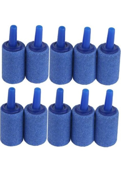 10 Adet Tarzı Lot 1 "akvaryum Balık Tankı Havalandırıcı Hava Taşı Difüzör Pompa Silindir Şekli Mineral Kabarcıklar Hava Taşı Havalandırma Oksijen Serbest Bırakma (Yurt Dışından)