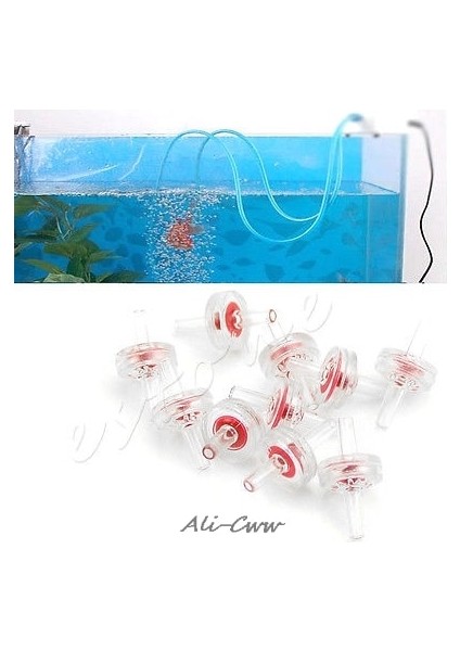 Gösterilen Stil Gibi Tek Boyut Akvaryum Balıkları Tankı Co2 Su Hava Hattı Pompası Tek Yönlü Geri Dönüşsüz Çek Valf (Yurt Dışından)