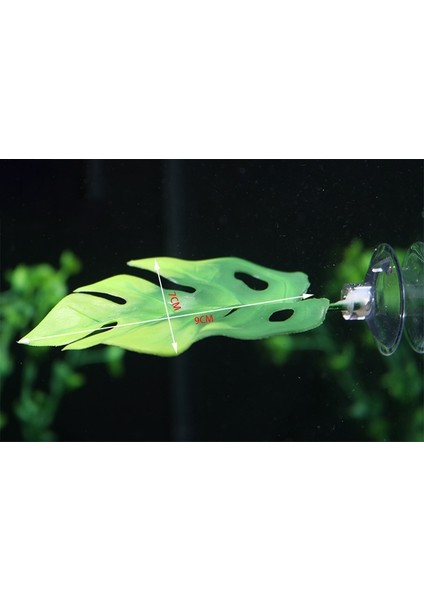 Gümüş Tarzı 3 Adet Yeni Yapay Bitki Yaprak Tropikal Akvaryum Dekor Betta Hamak Balık Dinlenme Yatağı Balık Dinlenme Yumurtlama Çevre Koruma (Yurt Dışından)