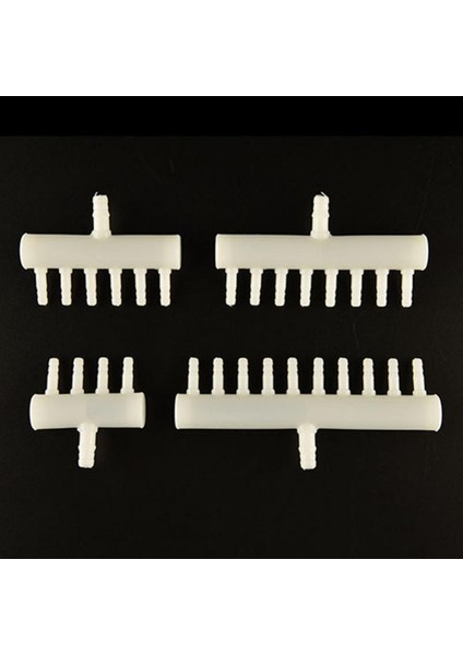 8 Yollu Stil Plast Yolları 4mm Akvaryum Balık Tankı Hava Akış Valfi Bölücü Kiti Oksijen Akvaryum Malzemelerinin Küçük Eklenmesi (Yurt Dışından)