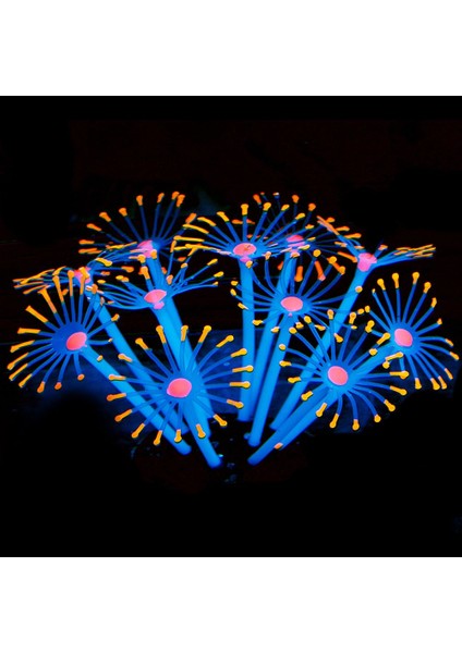 Yeşil Stil Yapay Silikon Parlayan Mercan Akvaryum Süslemeleri Bitkiler Balık Tankı Çim Çiçek Süsleme Dekor Su Aksesuarları (Yurt Dışından) modelleri