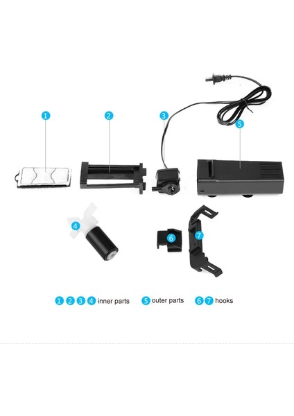 CX100 Filtre Panelleri Stili Filtre Resun CX-100 CX-200 Çeşme Tarzı Akvaryum Kaplumbağa Kertenkele Balık Tankı Düşük Su Iç Filtre (Yurt Dışından) indirimleri