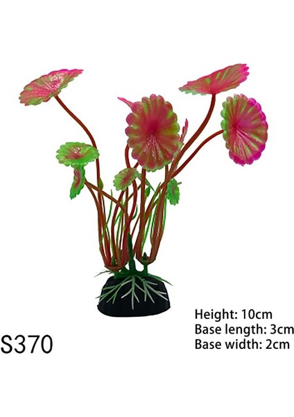 S370 Stili ✅simülasyon Yapay Bitkiler Akvaryum Dekor Plastik Sualtı Ot Çim Akvaryum Aksesuarları Balık Tankı Dekorasyon Süsleme (Yurt Dışından) fiyatları