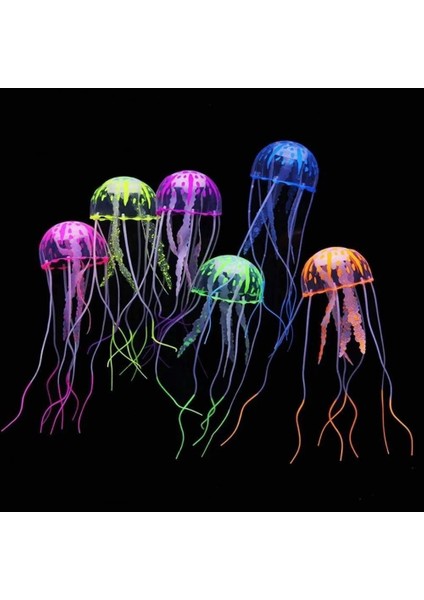 Pembe Tarzı Silikon Yapay Sahte Denizanası Süs Dekorasyon Akvaryum Balık Tankı Için Parlayan Efekt Aydınlatma Akvaryum Dekorasyonu (Yurt Dışından) fırsatları