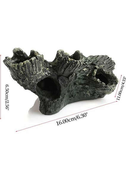 Resim Gösterilen Stil Olarak S Beden Reçine Ağacı Sürüklenme Ahşap Gövde Akvaryum Bole Süsleme Kök Balık Tankı Dekorasyonu H55A (Yurt Dışından)