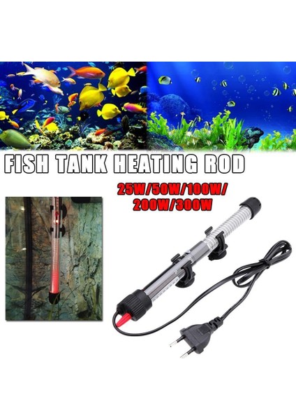 300W Tarzı Ayarlanabilir Sıcaklık Termostatı Isıtıcı Çubuk Dalgıç Akvaryum Balık Tankı Vantuzlu Su Isısı (Yurt Dışından) fiyatları