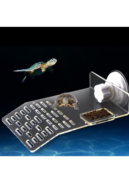 1 Numara 19X12CM Plastik Kaplumbağa Iskelesi Rıhtım Basking Platform Raf Dekorasyonu Paletli Güneşlik Çatı Teras Ada Tırmanış Akvaryum Istasyonu (Yurt Dışından) fiyatları