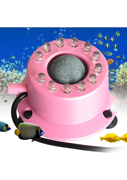 Pembe Abd Fiş Stili LED Işık Renkli Balık Tankı Hava Kabarcıkları Işık Balık Tankı Kabarcık Işık LED Dalış Renkli Lamba Akvaryum Dekorasyon Süsler (Yurt Dışından)