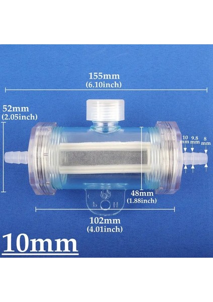 10 mm Tarzı 1 Adet 8mm ~ 25MM Şeffaf Su Filtresi Bahçe Sulama Emici Pompa Filtreleri Yumuşak Boru Hortumu Için Akvaryum Aksesuarları (Yurt Dışından) fiyatları