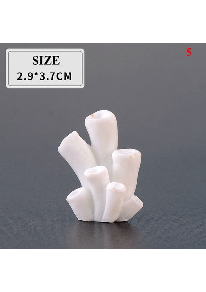 No.5 Tarzı Balık Tankı Peyzaj Simülasyon Sucul Süs Bitkileri Plastik Küçük Bitkiler Pembe Boynuzları Küçük Mercan Akvaryum Süslemeleri (Yurt Dışından)