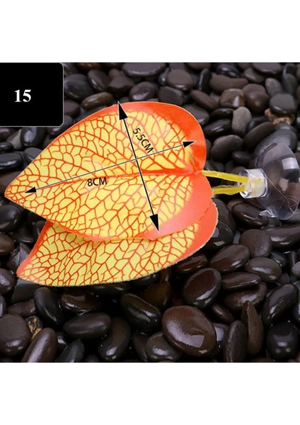 No.11 Stili Akvaryum Betta Yaprağı Yapay Bitki Balık Oviposition Dinlenme Yatağı Balık Tankı Yüzen Yatak Yaprak Hamak Mücadele Balık Akvaryum Dekoru (Yurt Dışından) modelleri