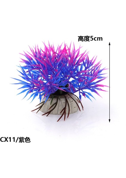 Gümüş Tarzı Akvaryum Yapay Bitkileri Balık Tankı Dekorasyon Su Çim Dekor Görünüm Süslemeleri Akvaryum Ev Dekorasyon Aksesuarları (Yurt Dışından)