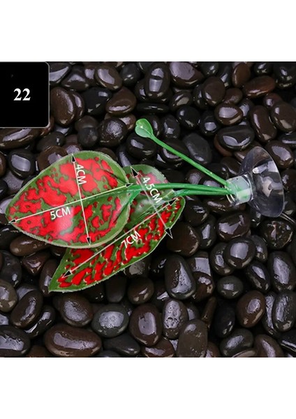 No.22 Tarzı Akvaryum Betta Yaprağı Yapay Bitki Balık Oviposition Dinlenme Yatağı Balık Tankı Yüzen Yatak Yaprak Hamak Mücadele Balık Akvaryum Dekoru (Yurt Dışından)