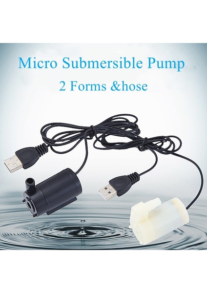 Yatay-Sarı Tarzı 5V Dalgıç Mikro Mini Elektrikli Pompa Dilsiz USB Bir Metre Hattı Dc Dikey Yatay Alçak Gerilim 120LH Akvaryum Balıkları Tankı (Yurt Dışından)