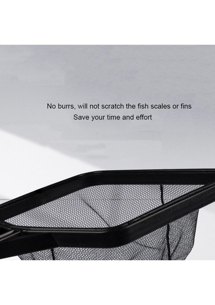 Siyah Stil Orta Siyah Akvaryum Aksesuarları Uzun Saplı Kare Akvaryum Balık Tankı Balık Ağı Iniş Ağı Balık Için Dayanıklı Ürünler (Yurt Dışından) fırsatları