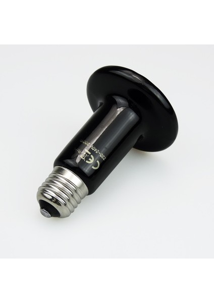 Siyah Stil 50W 220V Pet Isı Lambaları Sürüngen Tavşan Kaplumbağa Isıtma Işık Mini Kızılötesi Seramik Isıtma Lambası Sıcak Işık (Yurt Dışından)