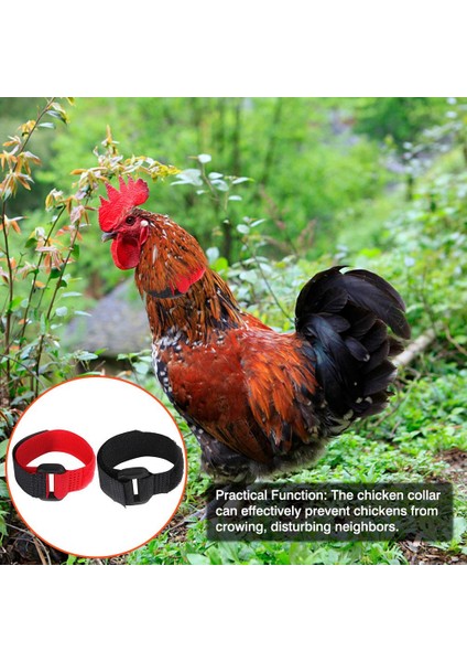Kırmızı Stil Horoz Gürültüsüz Kanca Önleyici Boyun Bandı Yaka Tavuk Yaka No-Crow Horoz Yaka Kümes Hayvanları Çiftlik Kümes Hayvanları Için Gerdanlık Aksesuarları (Yurt Dışından) fırsatları