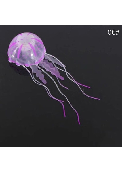 Mor Tarzı Gösteri Olarak Yapay Parlayan Etkisi Denizanası Akvaryum Dekorasyon Balık Tankı Sualtı Canlı Bitki Aydınlık Süs Akvaryum Malzemeleri (Yurt Dışından)