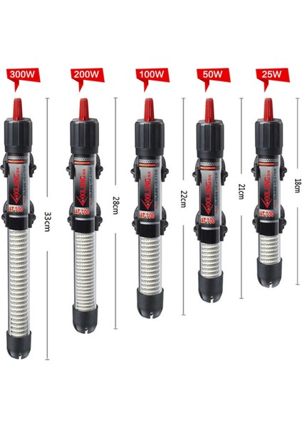 Siyah Stil 100W Akvaryum Isıtıcı Balık Tankı Cam Isıtıcı Sıcaklık Kontrol Cihazı C Ayarlanabilir Termostat Isıtma Çubuğu (Yurt Dışından) fiyatları