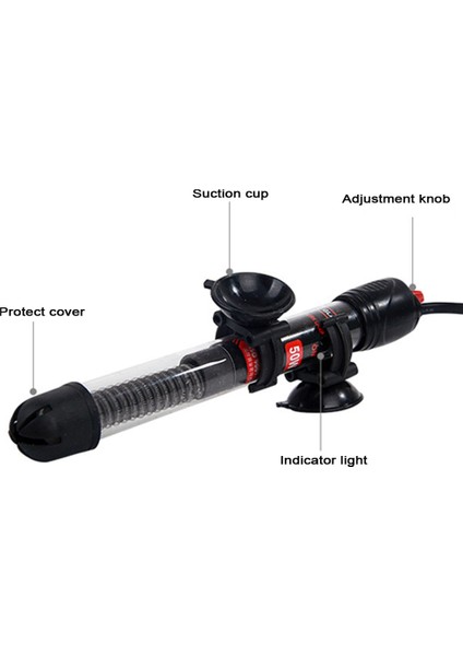 Siyah Stil 100W Akvaryum Isıtıcı Balık Tankı Cam Isıtıcı Sıcaklık Kontrol Cihazı C Ayarlanabilir Termostat Isıtma Çubuğu (Yurt Dışından) indirimleri