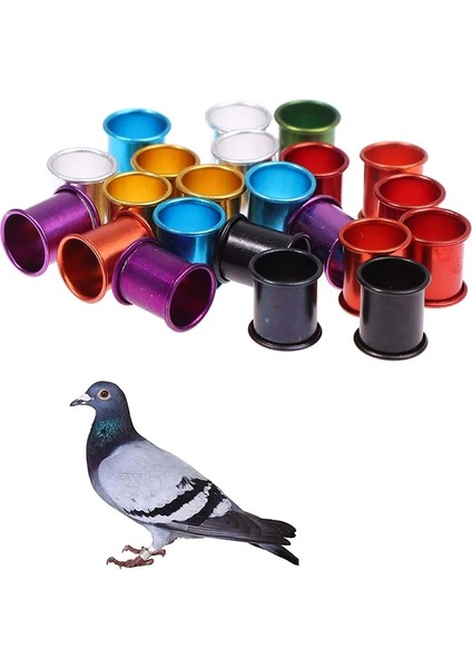 Siyah Stil Renkli Geon Ayak Halkası Iç Çap 8mm Uzunluk Alüminyum Ayak Künyesi (Yurt Dışından) fiyatları