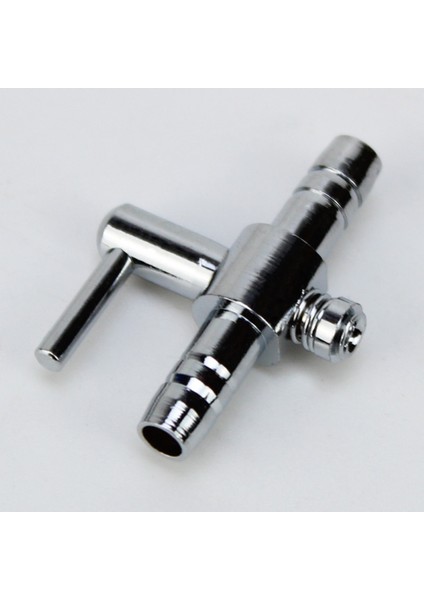 Tek Uç Stili Gosterildigi Gibi Distribütör Akvaryum Paslanmaz Çelik Kol Balık Tankı Dayanıklı Oksijen Pompası Aksesuarları Splitter Hava Akış Kontrolü (Yurt Dışından)