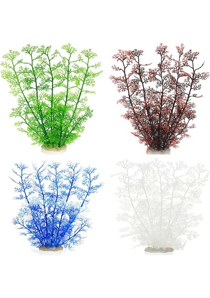 CL89-5 35CM Stili Yapay Balık Tankı Süsleme Simülasyon Mercan Ağacı Akvaryum Su Altında Çim Çiçek Sualtı Dekor Aksesuarları (Yurt Dışından) fiyatları