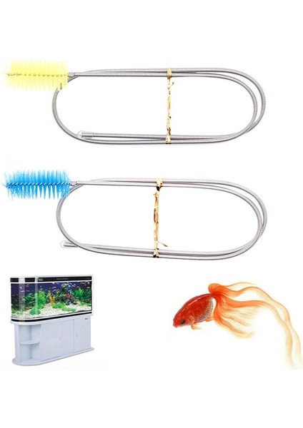 2S9177-Y Stili S Beden Tüp Temizleme Fırçası Tek Çift Uçlu Akvaryum Filtresi Pompa Boru Hortumu Esnek Sıcak (Yurt Dışından) fırsatları