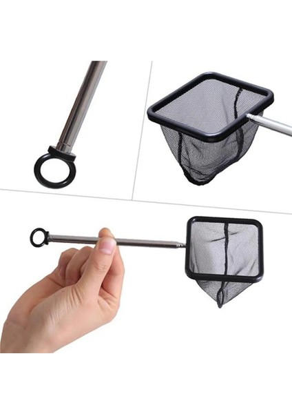 Bir Stil Profesyonel Karides Ağları Dayanıklı Yaratıcı Geri Çekilebilir Güvenlik Karides Ağları Akvaryum Balık Tankı Aksesuarları Için Uygun Siyah #40 (Yurt Dışından) fırsatları