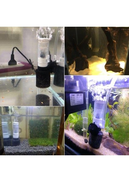 Fish Bowl Akvaryum Için Sessiz Mini Su Pnömatik Filtre (Yurt Dışından) fiyatları