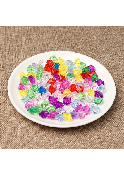 Koyu Yeşil Stil 11X14MM Camal Çanta Akvaryum Akrilik Taşlar Kristal Buz Küpleri Dekor Vazo Dolgu Çakıl Balık Tankı Ev ​​süsleme Manzara (Yurt Dışından)