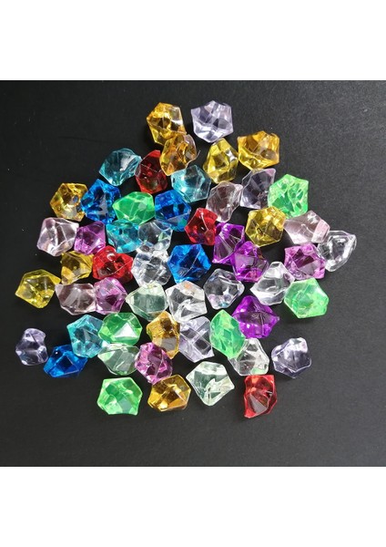 Koyu Yeşil Stil 11X14MM Camal Çanta Akvaryum Akrilik Taşlar Kristal Buz Küpleri Dekor Vazo Dolgu Çakıl Balık Tankı Ev ​​süsleme Manzara (Yurt Dışından)