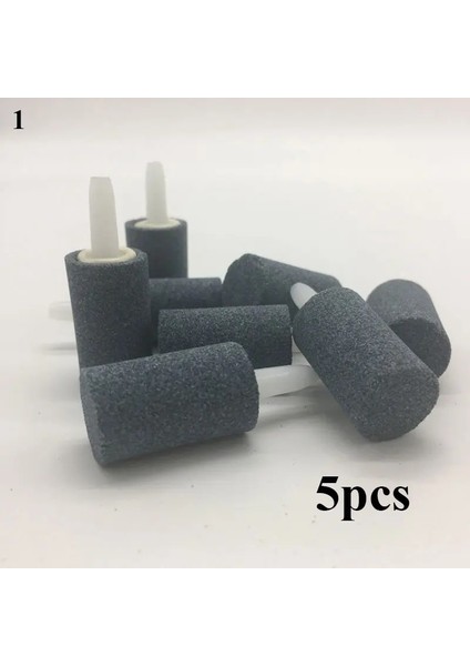 No.1 Tarzı 5 Adet Akvaryum Silindir Top Şekli Hava Taş Oksijen Havalandırıcı Artan Hava Kabarcık Gölet Pompası Hidroponik Oksijen Balık Tankı Hava Taş (Yurt Dışından)