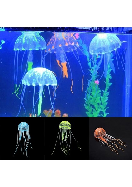 Pembe Tarzı 5X15CM Yapay Yüzme Parlayan Etkisi Denizanası Balık Tankı Sualtı Akvaryum Dekorasyon Su Peyzaj Canlı Bitki Aydınlık Süsleme (Yurt Dışından) fırsatları