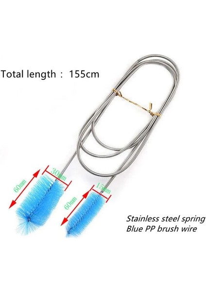 Tırnak Fırçası Stili Akvaryum Temizleme Fırçası Bükülmüş Tüp Için Esnek Çift Uçlu Su Filtresi Pompası Hava Tüpü Hortum Temizleyici Balık Tankı Aksesuarı (Yurt Dışından) fırsatları