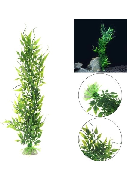 Yeşil Stil 35CM Sualtı Akvaryum Dekorasyonu Yapay Su Bitki Süsleme Balık Tankı Çim (Yurt Dışından) fiyatları