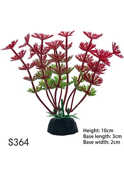 S364 Stili ✅simülasyon Yapay Bitkiler Akvaryum Dekor Plastik Sualtı Ot Çim Akvaryum Aksesuarları Balık Tankı Dekorasyon Süsleme (Yurt Dışından) fiyatları