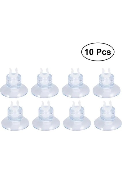 10 Adet Tarzı 4mm Akvaryum Balık Tankı Vantuzları Havayolu Pompası Tüp Tutucular Klipsler Kelepçeler () (Yurt Dışından)