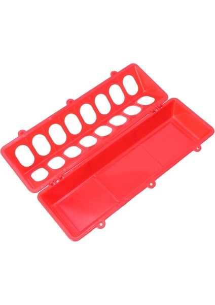 Kırmızı Stil Xs Beden Plastik Flip-Top Kanatlı Yer Besleyici Tavuk Kanatlı Besleyici Trougken Tarım Aleti Sülün Besleme Kovası Li Civciv (Yurt Dışından) fırsatları