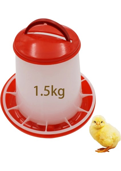 1 Adet Tarzı 1.5kg Oop Yem Tamburlu Besleyici Tavuklar Kanatlı Hayvancılık Tavuk Besleme Tekneli Varil Tavuk 1.5kg Besleyici Yetiştirme Ekipmanları (Yurt Dışından) fiyatları