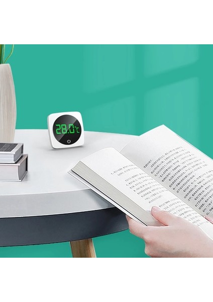 Akvaryum Kendinden Yapışkanlı Termometre LCD Dijital Balık Tankı Termometreleri Büyük Ekran Monitör Teraryum Sıcaklık Ölçer ℃ (Yurt Dışından)